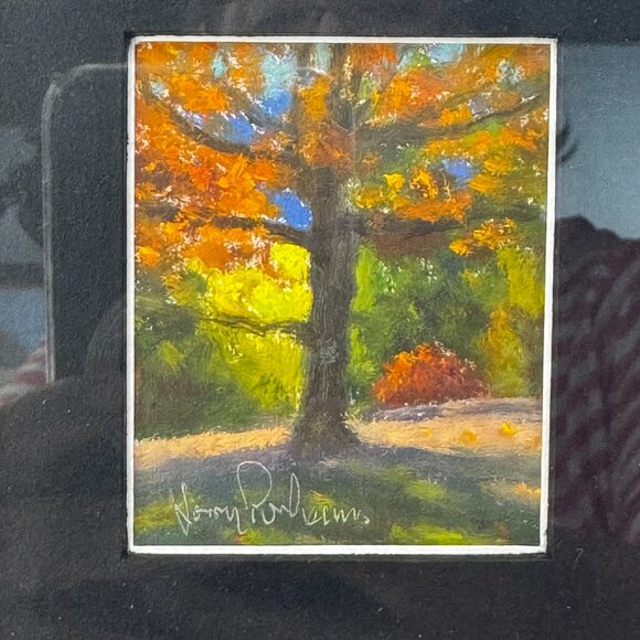 3 Mini Oil Paintings 1984 New Zealand Vintage Landscape Views in a Single Frame - Picture 5 of 16